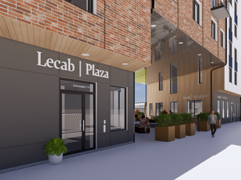 Lecab Plaza - Hållbart studentboende på första barkett